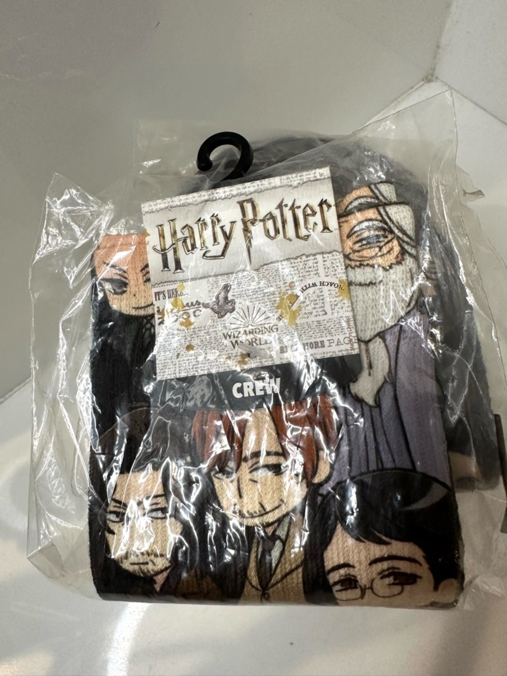 Harry Potter Wizarding World Crew Socks NEW Sealed Hogwarts Characters